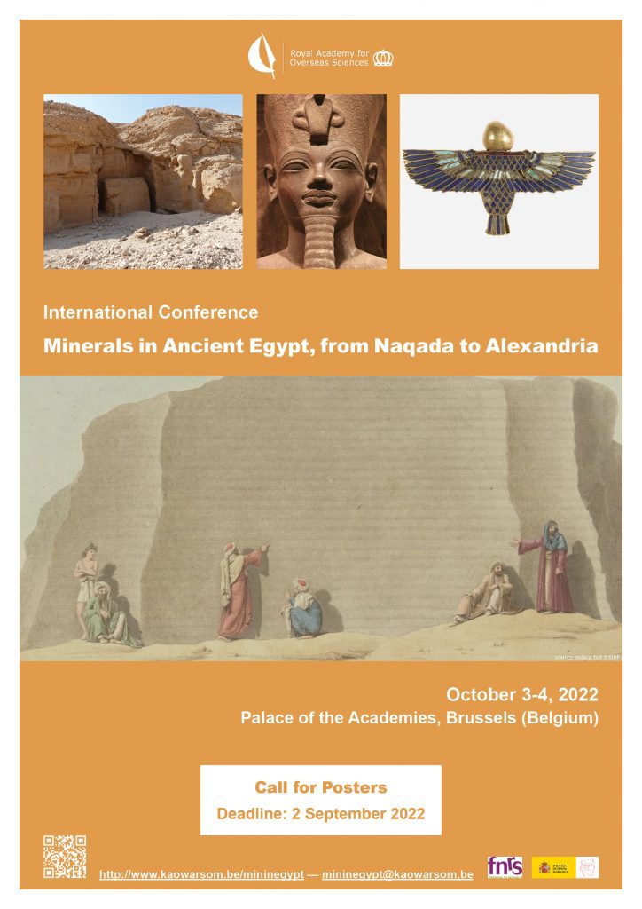 Mineral resources, rocks, ore, minerals played a major role in the emergence and development of a centralized and powerful Egyptian state, from the 4th millennium BC to the Ptolemaic and Roman times.