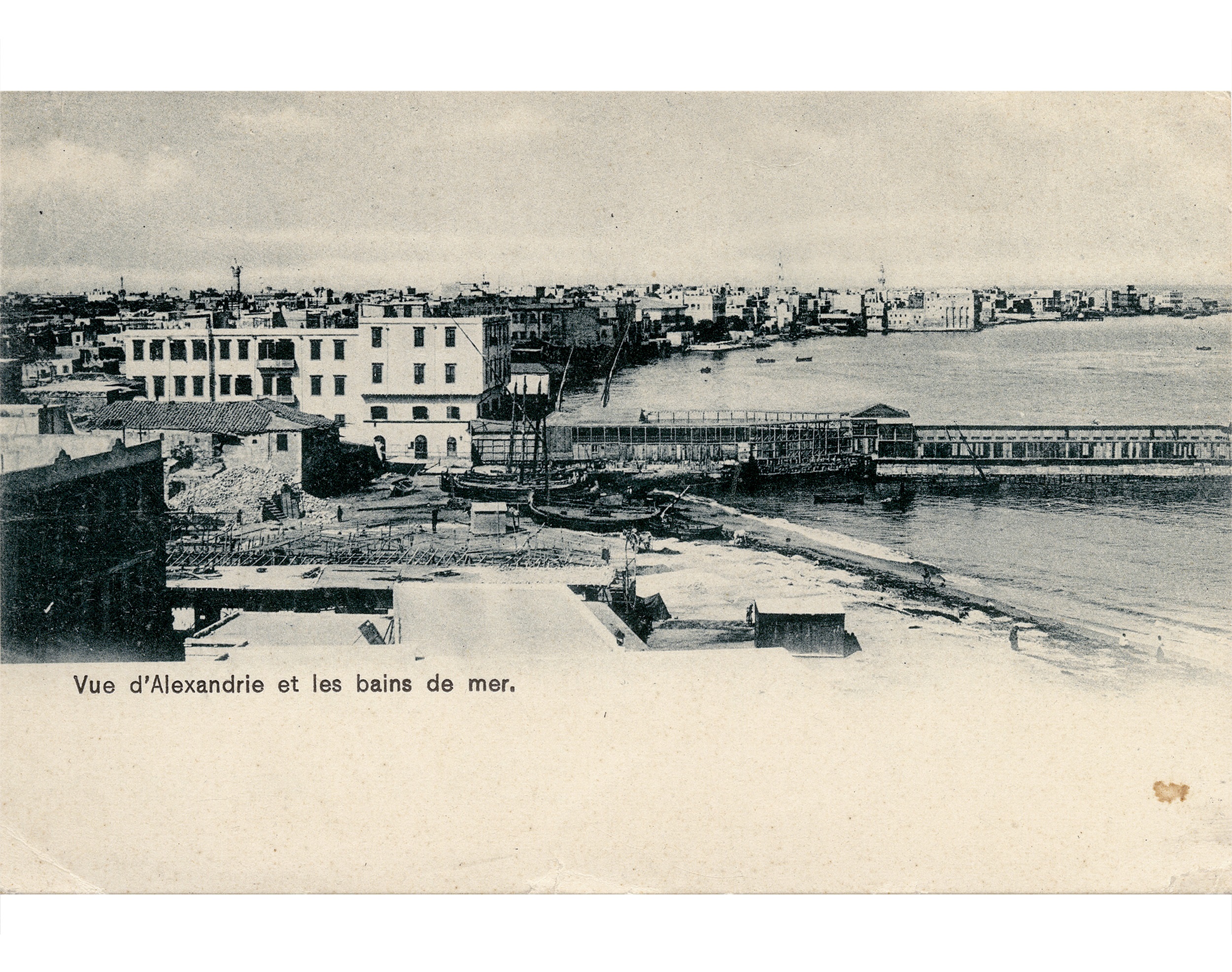 Eastern Harbour before backfilling in 1900