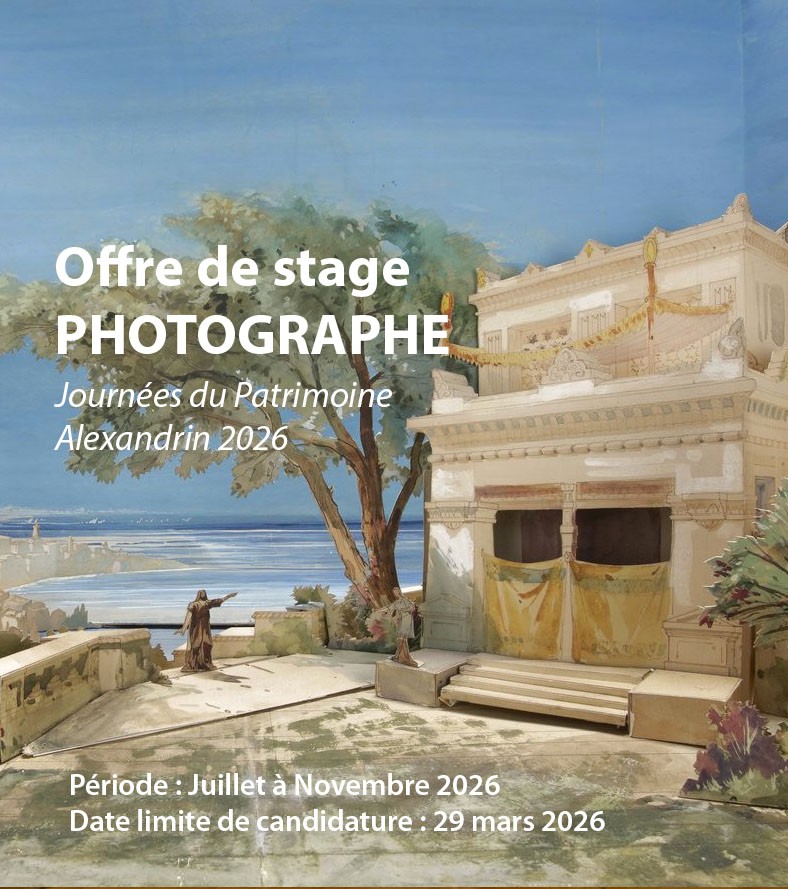 Le/la stagiaire aura pour mission principale la préparation et la mise en place de l’exposition collective du centre à l’occasion des Journées du Patrimoine Alexandrin 2026 : Imaginez Alexandrie ! fiction et imaginaire dans la ville.